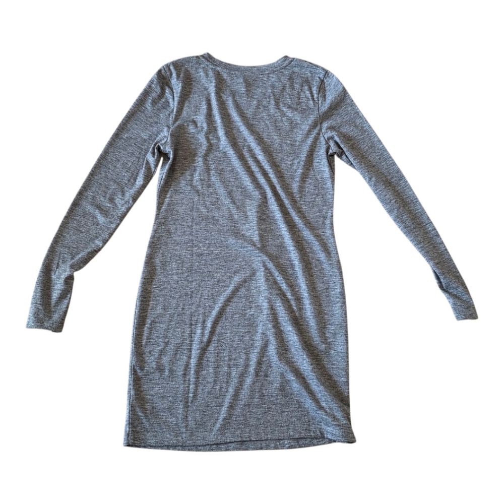 Joe's Jeans Heather Gray Textured Knee Length Sweater Dress Size S EUC - Picture 7 of 7
